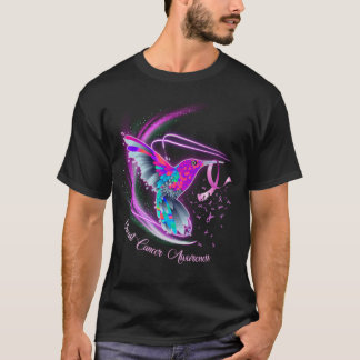 Brustkrebs-Bewusstsein für Hummingvogel_fullpri T-Shirt
