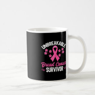 Brustkrebs Bewusstsein für unzerbrechlichen Brustk Kaffeetasse