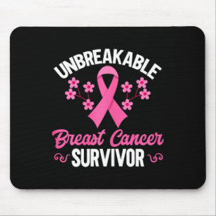 Brustkrebs Bewusstsein für unzerbrechlichen Brustk Mousepad