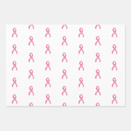 Brustkrebs-Bewusstsein Geschenkpapier Set