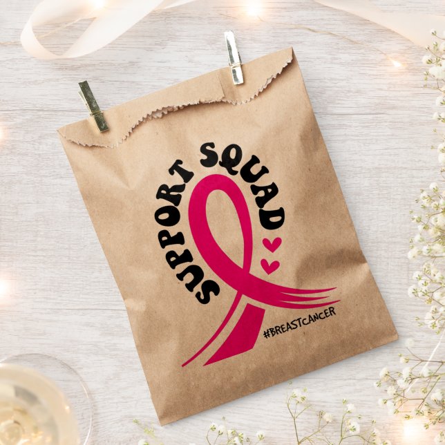 Brustkrebs Bewusstsein Gesundheit Geschenke Geschenktütchen (Ausgeschnitten)