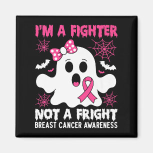 Brustkrebs-Bewusstsein Halloween Pink Ribbon Spoo Magnet