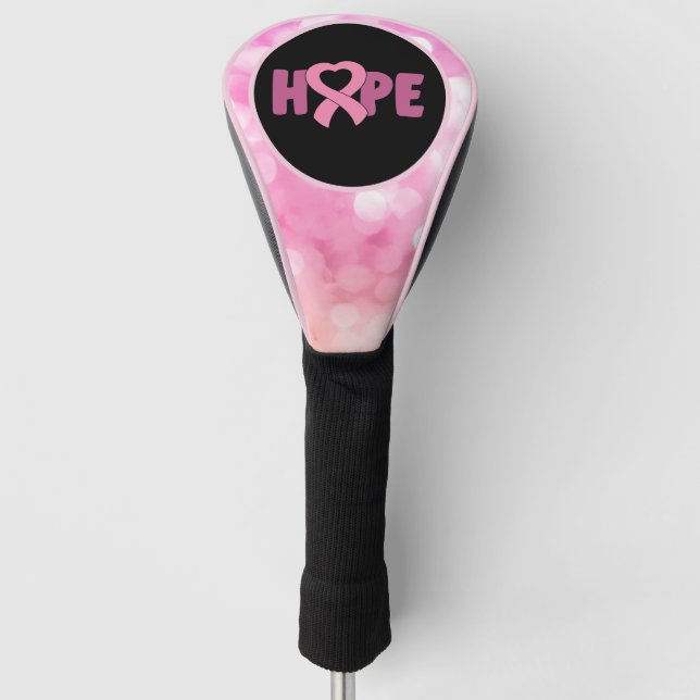 Brustkrebs-Bewusstsein HOPE Golf Headcover (Vorderseite)