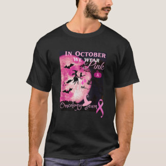Brustkrebs-Bewusstsein im Oktober tragen wir rosa T-Shirt