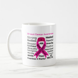 Brustkrebs Bewusstsein Inspiration Tasse