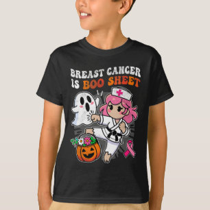Brustkrebs-Bewusstsein Krankenschwester Karate Fig T-Shirt