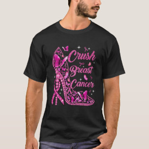 Brustkrebs-Bewusstsein Monat rosa Band in T-Shirt