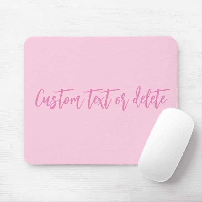 Brustkrebs-Bewusstsein Monat rosa benutzerdefinier Mousepad (Mit Mouse)