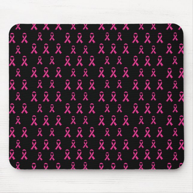 Brustkrebs-Bewusstsein Mousepad (Vorne)