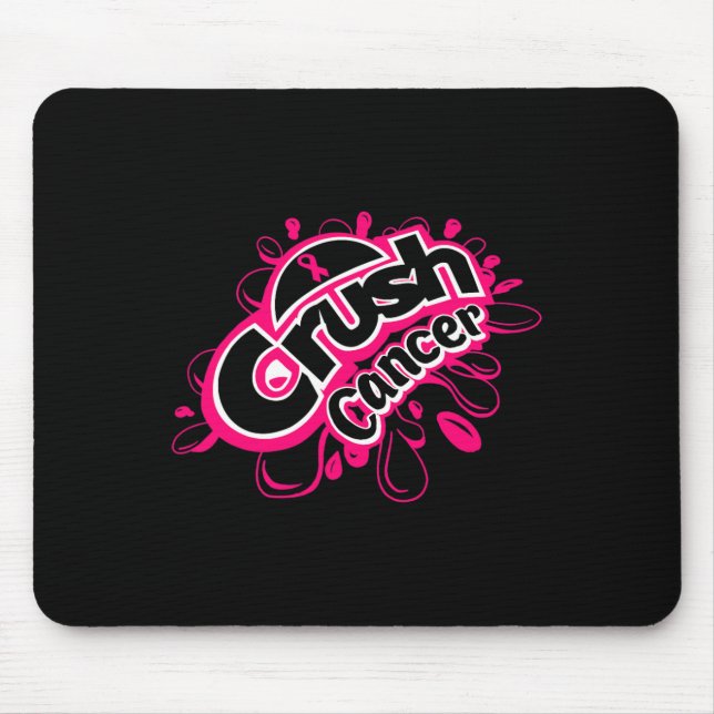 Brustkrebs-Bewusstsein Mousepad (Vorne)