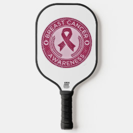 Brustkrebs-Bewusstsein Pickleball Schläger