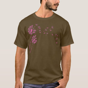 Brustkrebs Bewusstsein Pink Peace Liebe Heilung Gl T-Shirt