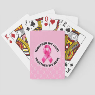 Brustkrebs-Bewusstsein Pink Ribbon Spielkarten