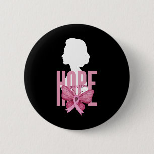 Brustkrebs Bewusstsein Pink Unterstützung Brustkre Button