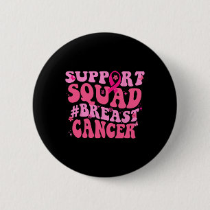 Brustkrebs-Bewusstsein Pink-Unterstützung Squad Br Button