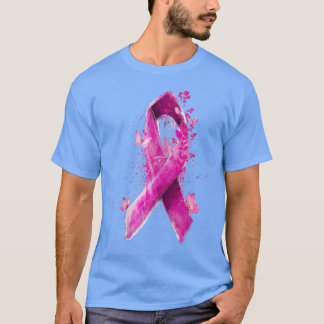 Brustkrebs-Bewusstsein Ribbon rosa im Oktober wir T-Shirt
