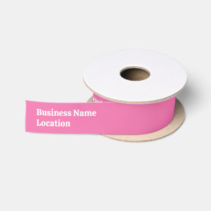 Brustkrebs-Bewusstsein rosa Band Corporate Satinband