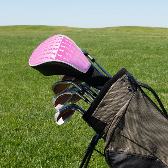 Brustkrebs-Bewusstsein Rosa Band Golf Headcover (In SItu)