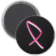 Brustkrebs-Bewusstsein Rosa Band II Magnet (Vorne)