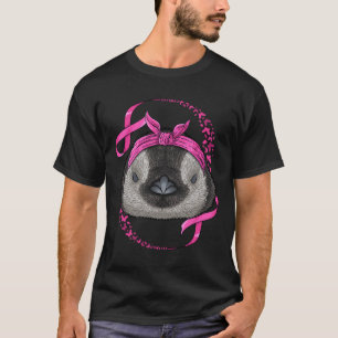 Brustkrebs-Bewusstsein Rosa Bandana Krebsüberleben T-Shirt