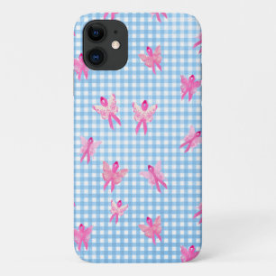 Brustkrebs-Bewusstsein rosa Bandschmetterling Case-Mate iPhone Hülle