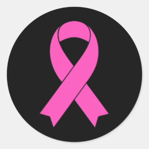 Brustkrebs Bewusstsein rosa Frauen Multifunktionsl Runder Aufkleber