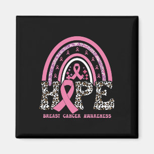 Brustkrebs-Bewusstsein rosa Halbmonatsunterstützun Magnet