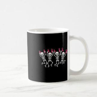 Brustkrebs-Bewusstsein Rosa Krieger Skelett Rosa Kaffeetasse