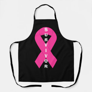 Brustkrebs Bewusstsein rosa Ribbon Survivor Schürze