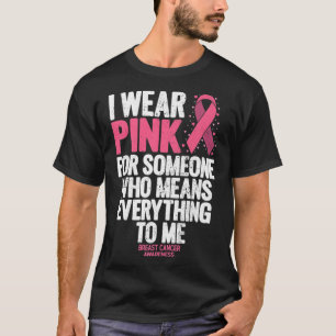 Brustkrebs Bewusstsein rosa Ribbons im Oktober Wir T-Shirt