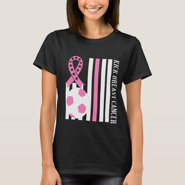 Brustkrebs Bewusstsein rosa T - Shirt (Vorderseite)