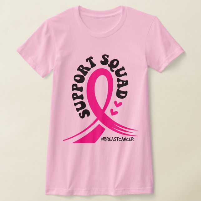 Brustkrebs Bewusstsein rosa T - Shirt (Ablage )