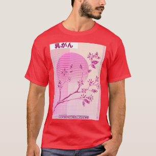Brustkrebs Bewusstsein Sakura Kirschblossom Rosa T-Shirt