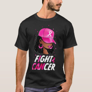Brustkrebs-Bewusstsein Schwarze Frauen Kriegerunte T-Shirt