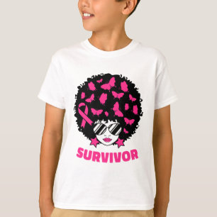 Brustkrebs Bewusstsein Schwarze Frauen überleben R T-Shirt