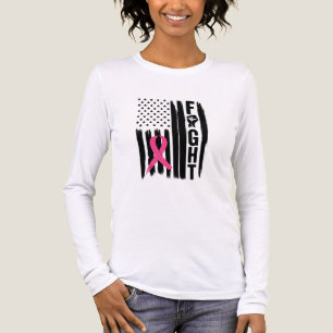 Brustkrebs-Bewusstsein-Shirt – Rosa Band Unterstüt Tri-Blend Shirt