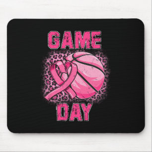 Brustkrebs-Bewusstsein Tag Pink Bysketbyll S Mousepad