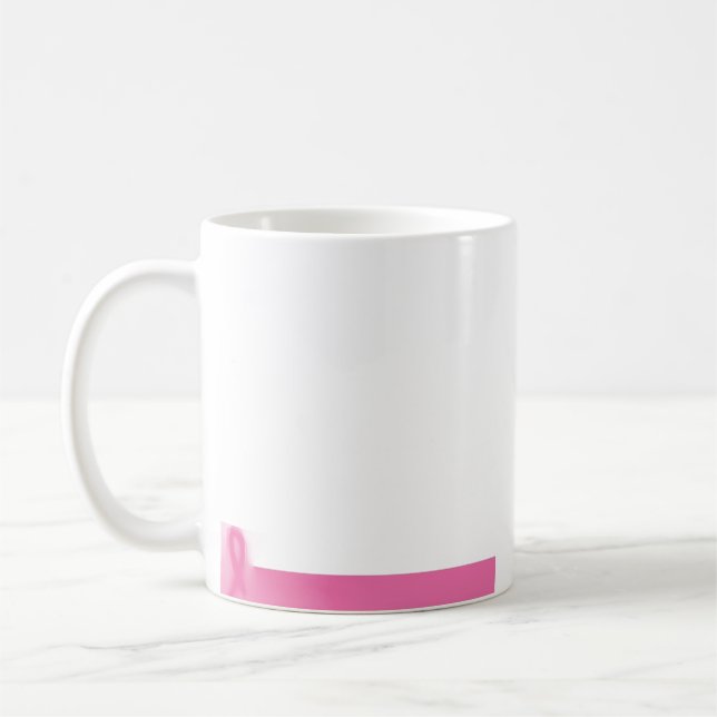 Brustkrebs-Bewusstsein Tasse (Links)