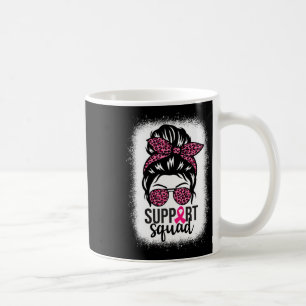 Brustkrebs-Bewusstsein Unterstützung-squad Messy B Kaffeetasse