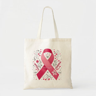 Brustkrebs-Bewusstsein zum Tote Beutel Pink Tragetasche