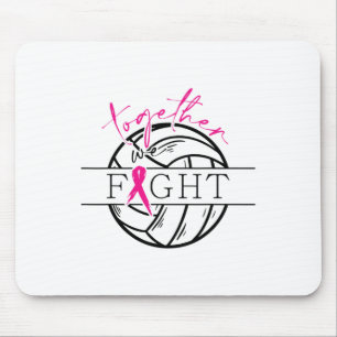 Brustkrebs-Bewusstsein zusammen Wir kämpfen freiwi Mousepad