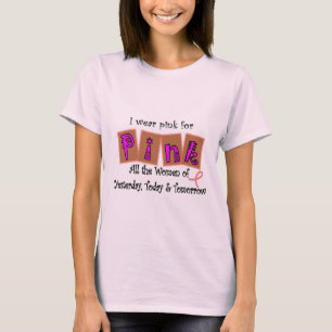 Brustkrebs-Bewusstseins-Geschenke T-Shirt