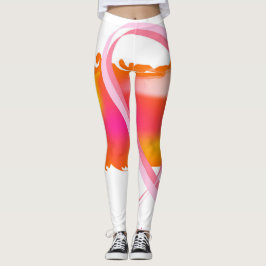 Brustkrebs-Bewusstseins-Leggings Leggings