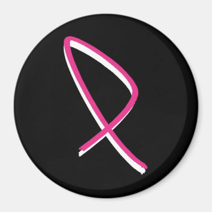 Brustkrebs-Bewusstseins-Rosa-Band II Magnet