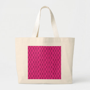 Brustkrebs-Bewusstseins-Tasche Jumbo Stoffbeutel