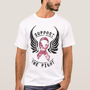 Brustkrebs-Bewusstseins-Unterstützung die T-Shirt
