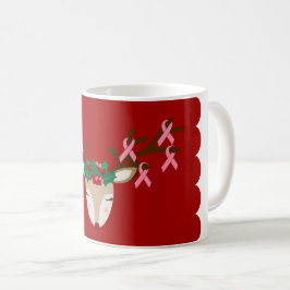 Brustkrebs-Bewusstseins-WeihnachtsTasse Kaffeetasse