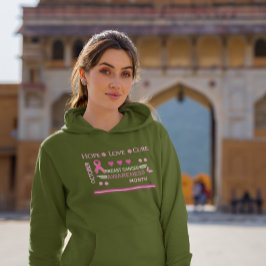 Brustkrebs-Bewusstseinsmonat Hoodie