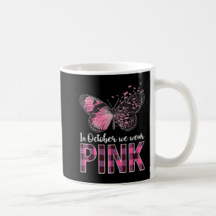 Brustkrebs-Bewusstseinsstörung - Im Oktober Kaffeetasse