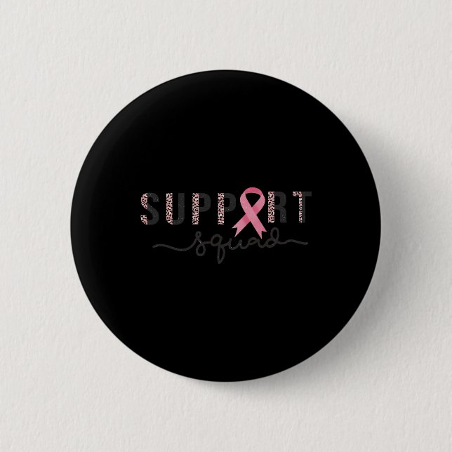 Brustkrebs-Bewusstseinsstufe Rosa Schleife Button (Vorderseite)